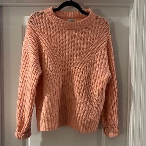 a new day Peach Crew Neck Sweater